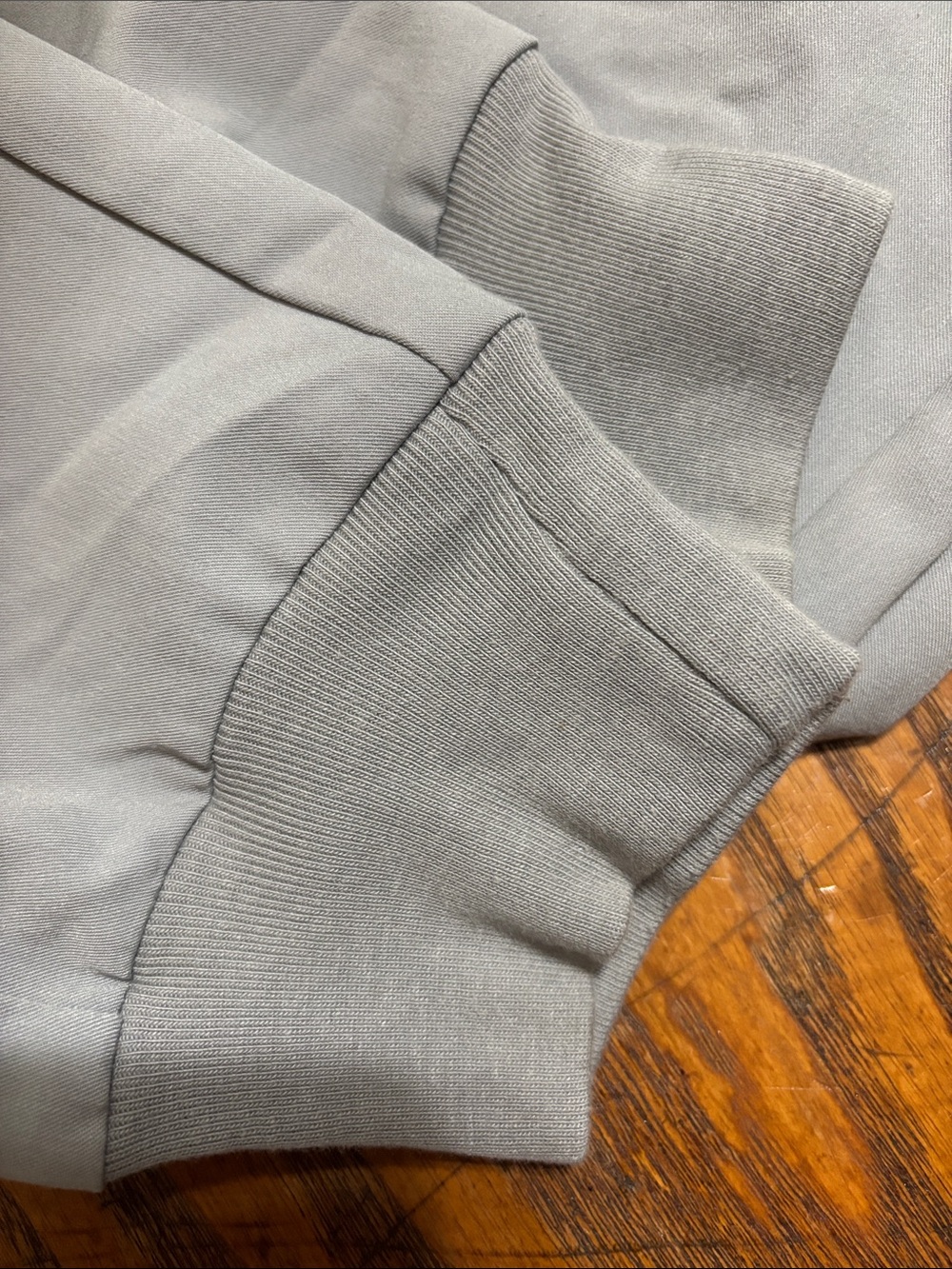Figs Light Gray Women's Jogger Pants with Burgundy Drawstring XXS/T - Picture 7 of 7